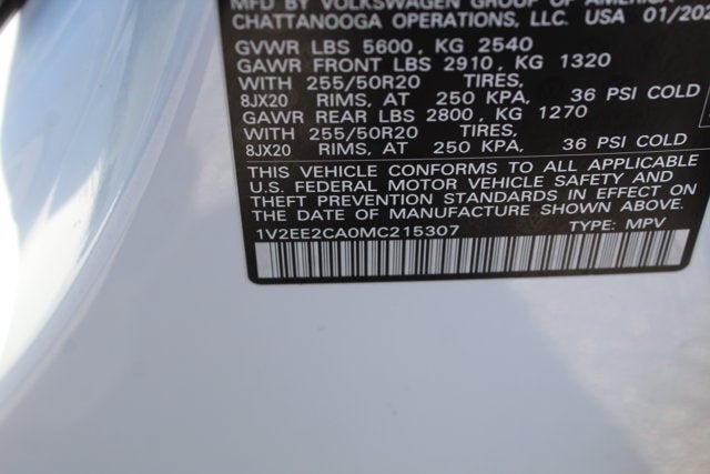 2021 Volkswagen Atlas Cross Sport 3.6L V6 SEL