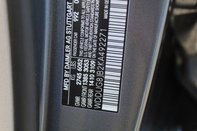 2019 Mercedes-Benz S-Class AMG® S 63